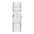 Produktbild: Dugena Damen-Armbanduhr Quadra Ceramica, Quarz, Keramik-Edelstahlgehäuse, Minera