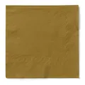 Produktbild: MANK Serviette in GOLD (einseitig farbig) aus 3-lagigem Tissue, 33x33 cm, 1/4 Falz, 100 Stück, edle Papierservietten für Hochzeit, Party, Catering & Events
