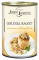 Produktbild: Jürgen Langbein Geflügel-Ragoût, 400g Dose, die Füllung für Königin-Pasteten 
