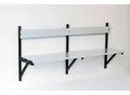 Produktbild: Wandbank, Alu, 1500 mm breit, anthrazit (RAL 7016)