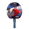 Produktbild: GEWO CS Energy Control - Tischtennisschläger - ITTF genehmigt - Tischtennis Schläger mit kontrolliertem Belag und hohen Rotationseigenschaften, konkav, 1,8mm Schwamm, rot-schwarz