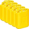 Produktbild: BW® Kraftstoffkanister Metall Benzinkanister 5x 20 Liter - Gelb - RAL 1018 - TÜV-geprüft und UN-Zulassung - Made in Europe