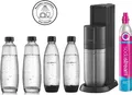 Produktbild: SODASTREAM DUONCB - Black DUO Machine Pack 4 Flaschen (2 DUO-Dekanter + 2 Fuse LV) + 1 CQC-Austauschzylinder