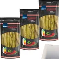 Produktbild: Edeka Peperoni Pfefferonen scharf Handgepflückt 3er Pack (3x250g Packung) + usy Block