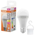 Produktbild: OSRAM HOMELIGHTING 4099854190087 Akkubetriebenes LED-Leuchtmittel EEK F (A - G) E27 Birnenform 8 W = 60 W Warmweiß (Ø x H) 60 mm x 60 mm 1 St.