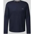 Produktbild: BOSS Longsleeve mit Label-Stitching in Marine, Größe XL