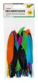 Produktbild: folia 55119 - Indianerfedern, Mix bunt, Federn in 10 Farben sortiert, Länge je c