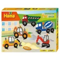 Produktbild: Hama Midi Bügelperlen Geschenkpackung Baufahrzeuge, ca. 4000 Bügelperlen