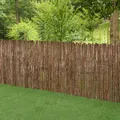 Produktbild: casa.pro Rindenmatte Zamora Balkon Sichtschutz 100 x 300 cm Gartenzaun strapazierfähig Rindenzaun Sichtschutzmatte Balkonverkleidung wetterfest