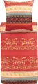Produktbild: Bassetti Mako-Satin Bettwäsche-Garnitur Orosei Farbe Rot-R1 Größe 155x220 + 1x 80x80 100% Baumwolle