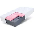 Produktbild: Matratze 160x200 cm orthopädisch Kaltschaum HR-Schaum Visco Memory H4 ca. 29 cm Höhe atmungsaktiv Bezug waschbar für Allergiker SELECT MAX PLUS