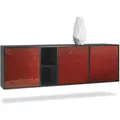 Produktbild: Vladon Sideboard, Bordeaux, Holzwerkstoff, 182x53x35 cm, Wohnzimmer, Kommoden & Sideboards, Sideboards