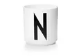 Produktbild: Design Letters Becher Porzellanbecher Weiß N, Porzellan