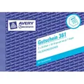 Produktbild: Avery Zweckform Formularbuch Gutschein A6 quer fälschungssicher 2x50 Blatt mit Ausfüllhilfe