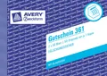 Produktbild: Avery Zweckform Formularblock Formularbuch Gutschein A6 quer fälschungssicher 2x50 Blatt mit Ausfüll