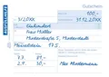 Produktbild: Gutschein A6 quer fälschungssicher 2x50 AVERY Zweckform 361 Papier
