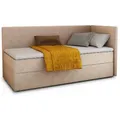 Produktbild: Sofnet Boxbett, Beige, Textil, H3, Rechteckig, 80x200 cm, Schlafzimmer, Betten, Boxspringbetten