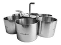 Produktbild: WEBBOMB Dessertringe rund 8-tlg. Set Edelstahl Speiseringe Ø 7,5 cm Backform