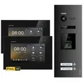 Produktbild: HD Video Türsprechanlage mit Fingerprint und RFID für 2 Familienhaus, 2x Monitor, Balter EVO HD Fingerprint