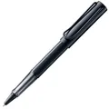 Produktbild: Lamy AL-star black Tintenroller - leichter Stift mit transparenten, ergonomischen Griff & Strichbreite M - Gehäuse aus Aluminium – mit Tintenrollermine M 63 Strichbreite M in schwarz