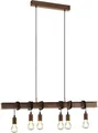 Produktbild: Eglo Pendelleuchte Townshend 4 antik-braun 100,5 x 7 cm E27, max. 60 W