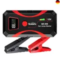 Produktbild: Tragbare Auto Starthilfe 16000mAh 2000A für 8L Benzin & 6L Diesel Motoren + LED