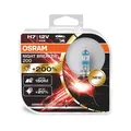 Produktbild: Osram Glühbirnen H7 Night Breaker 200 Halogen 200% mehr Helligkeit 12V