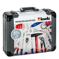 Produktbild: kwb Werkzeugkoffer 51 teilig Werkzeugkasten Werkzeugkiste Alukoffer mit Werkzeug