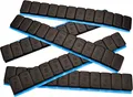 Produktbild: Klebegewichte Auswuchtgewichte 7x Riegel 12x5g Schwarz Stahlgewichte Kleberiegel