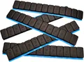 Produktbild: Auswuchtgewichte 12x5g Klebegewichte Schwarz 7x Riegel Kleberiegel Stahlgewichte