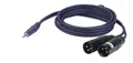 Produktbild: DAP Audio FL46 - Adapterkabel 3m 1x Miniklinke stereo   2x XLR 3-Pol. male