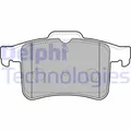Produktbild: DELPHI LP2179 Bremsbelagsatz, Scheibenbremse für JAGUAR