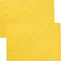 Produktbild: Erwin Müller abwaschbares Tischset, Platzset 2er-Pack Neuss im Rautendesign gelb Größe 35x50 cm - acrylversiegeltes Gewebe für leichtes Wischen