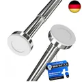 Produktbild: MEISENBERG Gardinenstange zum Klemmen 90-160cm - Duschstange ohne Bohren -