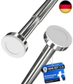 Produktbild: MEISENBERG Gardinenstange zum Klemmen 90-160cm - Duschstange ohne Bohren -