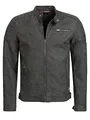 Produktbild: Indicode Herren Manuel Lederjacke aus Leder-Imitat | Motorradjacke Bikerjacke für Männer Dk Grey, M