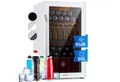 Produktbild: Klarstein Getränkekühlschrank Beersafe XXL Quartz Kühlschrank 80L 3 Böden Panoramaglastür R600a, 84.5 cm hoch, 47.4 cm breit, Bierkühlschrank Getränkekühlschrank Flaschenkühlschrank mit Glastür