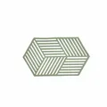 Produktbild: Zone Denmark Untersetzer Hexagon Rosemary, Silikon, Grün, 24 cm, 31614