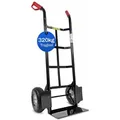 Produktbild: HBH Profi Sackkarre Schwerlast Sackkarren 320kg Vollgummireifen TK320PU Transportkarre | schwarz | hochwertige Räder | robuster Stahlrohrrahmen | ...