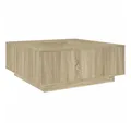 Produktbild: vidaXL Couchtisch Couchtisch Sonoma-Eiche 100x100x40 cm Holzwerkstoff (1-St)
