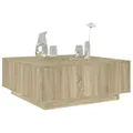 Produktbild: Couchtisch Sonoma-Eiche 100x100x40 cm Holzwerkstoff