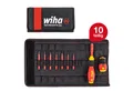 Produktbild: Wiha Schraubendreher slimVario (41233) - 10 tlg., Schlitz, Kreuzschlitz, PlusMinus, VDE, Elektriker