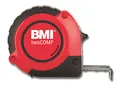 Produktbild: BMI twoCOMP 472 Taschenbandmaß (5 m, Breite 19 mm, Maßband mit Bandrücklauf + Stopper, mit Gürtelclip, Gehäuse aus ABS Kunststoff) 472541021M
