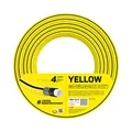 Produktbild: Cellfast YELLOW Gartenschlauch, Leicht, Strapazierfähig, 4-lagig, Haltbare Kreuzgeflecht, UV und Algenfest, Verwindungsfestigkeit, REACH-Technologie, 20 bar, -10/+50° Verschluss: 3/4