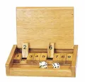 Produktbild: Goki Shut the Box Würfelspiel Holz HS185 Familienspiel Geduldspiel NEU