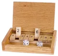 Produktbild: Würfelspiel Shut the box | 13,5 x 9 x 2,5 cm, Holz, 2 Würfel | Deutsch | Spiel