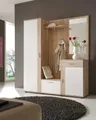 Produktbild: Garderobenset RICO BHT 145x184x29 cm braun Garderobenpaneel