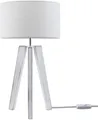 Produktbild: Paco Home Tischleuchte Canvas uni Color, ohne Leuchtmittel, Stehlampe Vintage Fuß LED Lampe Wohnzimmer Skandinavischer Stil E27