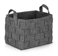 Produktbild: N8WERK Aufbewahrungskorb Filz-Aufbewahrungstasche mit Henkel, Griff in S und M, S: 40x30x30cm, M: 35x25x25cm