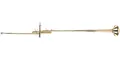Produktbild: Aida Fanfare Trompete Horn Trumpet Gold Brass Oper Ventil Mundstück Koffer 120cm